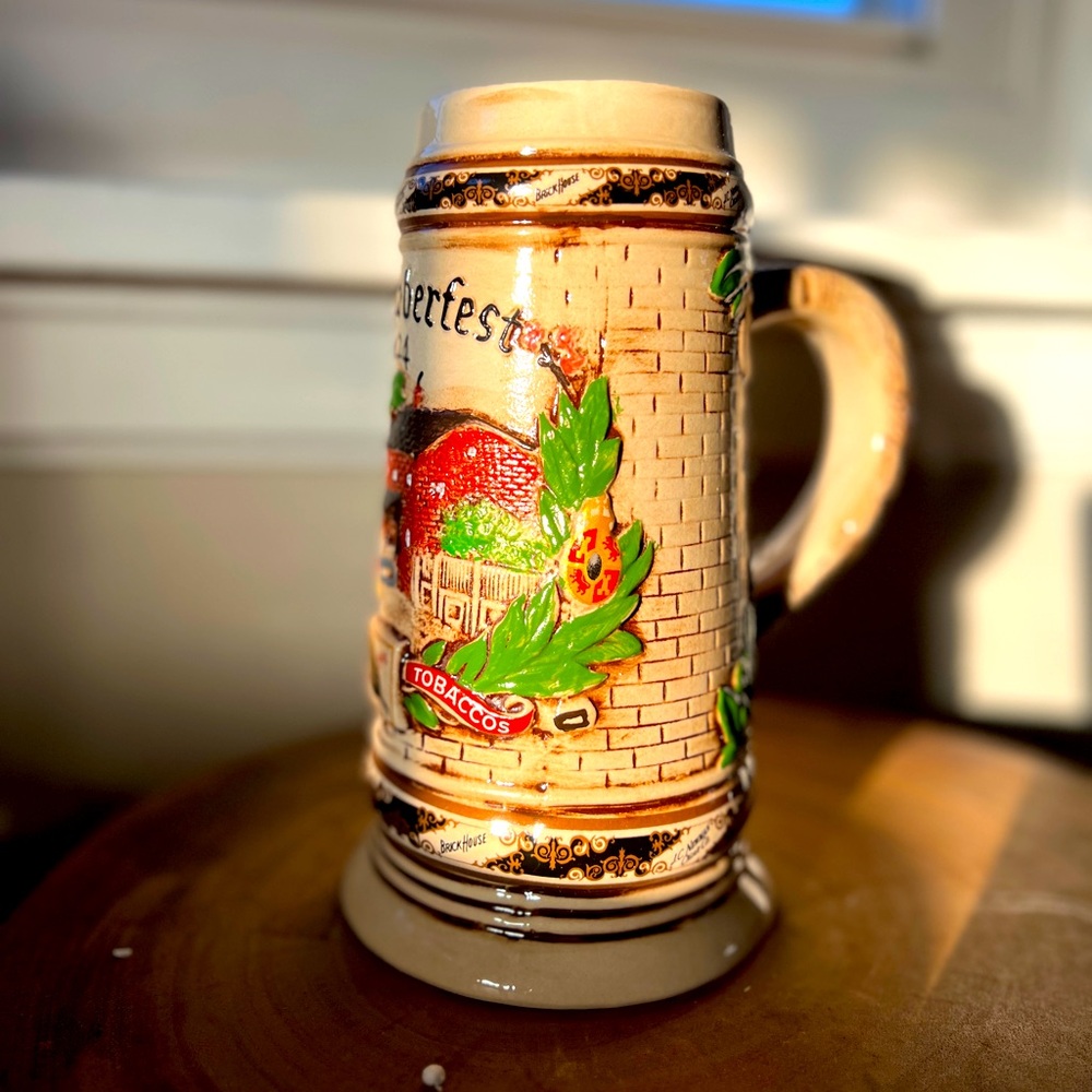 JC Newman Cigar Company beer stein